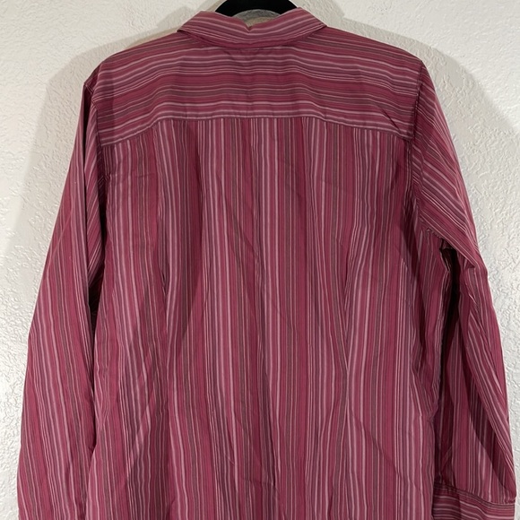 EDDIE BAUER Women’s Striped Long Sleeve Button Front Shirt Size XL New - Picture 4 of 6